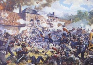 La ferme-château au plein coeur de la bataille de Waterloo