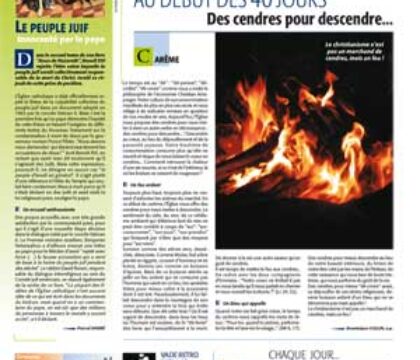 Au sommaire du « Dimanche Express » de cette semaine
