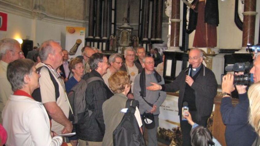 Namur : Bénédiction des pèlerins de Saint-Jacques de Compostelle