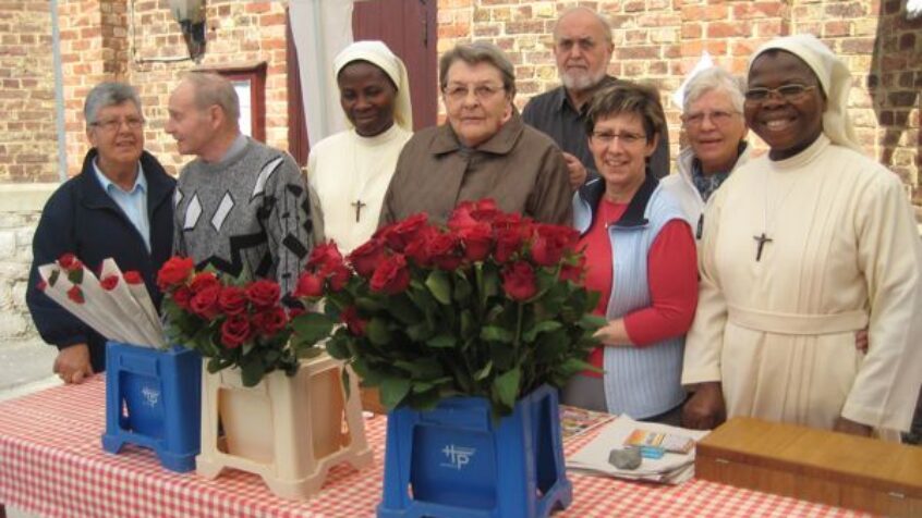 Mgr Vancottem s&rsquo;associe à la fête de sainte Rita au sanctuaire de Bouge