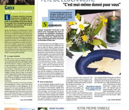 Au programme du prochain « Dimanche »