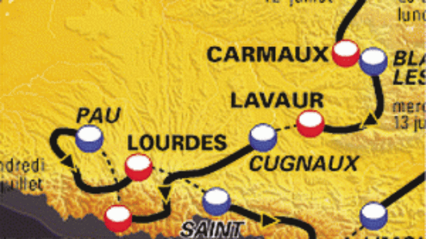 La grotte de Lourdes accueille les coureurs du Tour de France ce 14 juillet