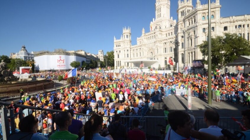 JMJ Madrid 2011 : premières photos de la messe d&rsquo;ouverture