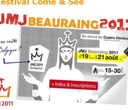 Les JMJ en direct de Beauraing comme si vous étiez