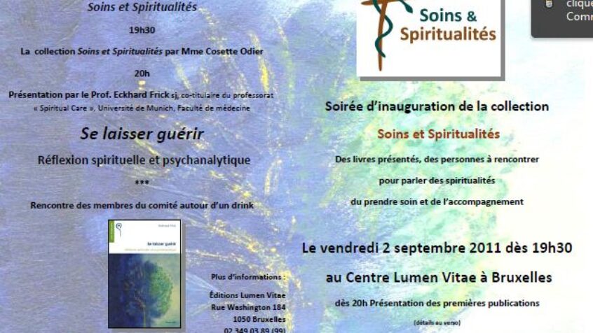 Lumen Vitae lance une nouvelle collection: « Soins et spiritualité »