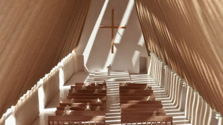 Un projet de cathédrale en carton pour Christchurch (Nouvelle-Zélande)