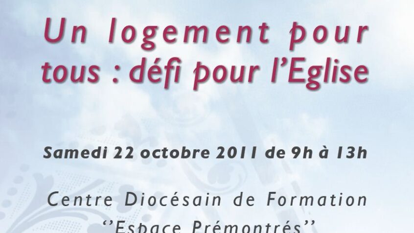 Colloque : Un logement pour tous : défi pour l’Église