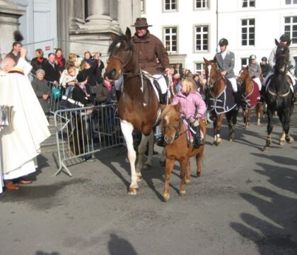 Bénédiction des pains et des animaux à la cathédrale de Namur