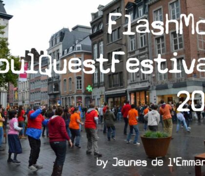 Flashmob à Namur pour le Soul Quest Festival