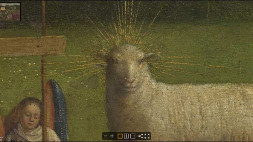 L&rsquo;Agneau mystique en 100 milliards de pixels!