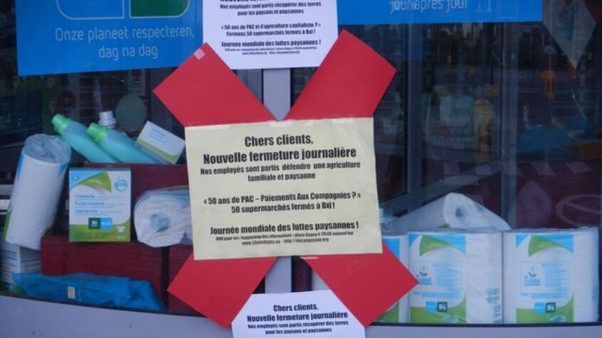 En soutien aux luttes paysannes