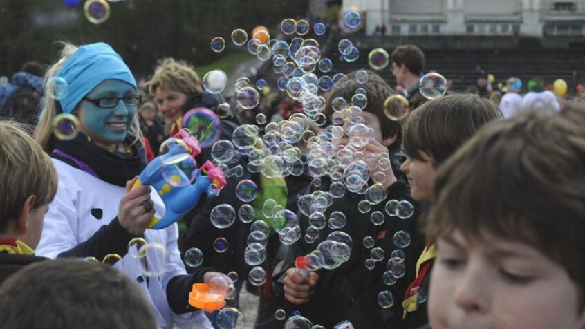 Start à Namur: les scouts en fête !