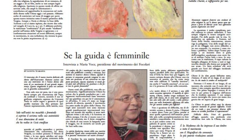 «L’Osservatore Romano» sort un spécial féminin