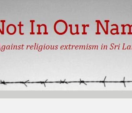 Sri Lanka : Une pétition contre l&#8217;extrémisme