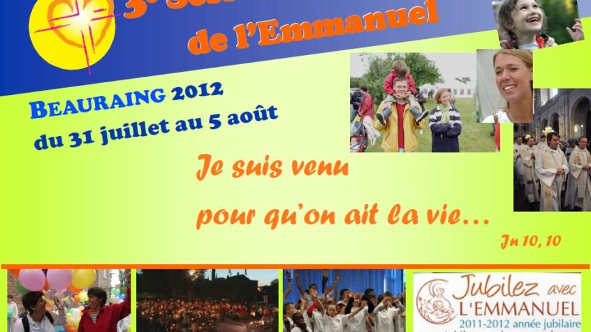En route pour la 3e session de l&rsquo;Emmanuel à Beauraing