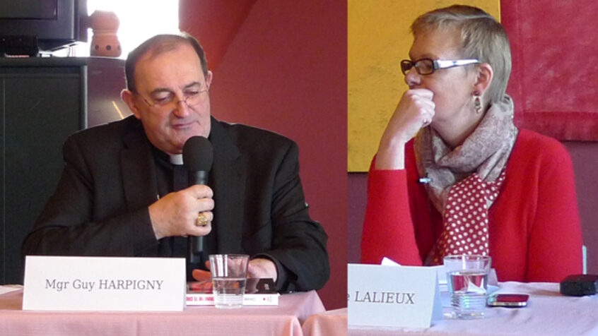 Regards croisés de Karine Lalieux et Mgr Harpigny