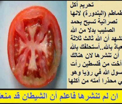La tomate = Fruit de chrétien, selon des salafistes