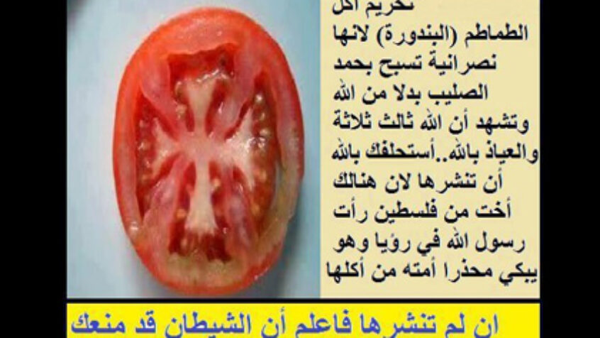 La tomate = Fruit de chrétien, selon des salafistes