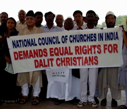 Des dalits lésés dans les rues de Delhi…