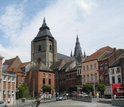Messe en Eurovision depuis la collégiale Saint-Vincent à Soignies