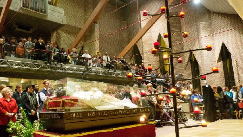 Fin du périple belge des reliques de Don Bosco