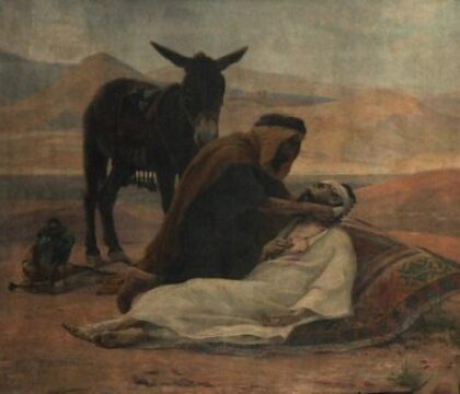 Le bon Samaritain, emblème du service aux malades