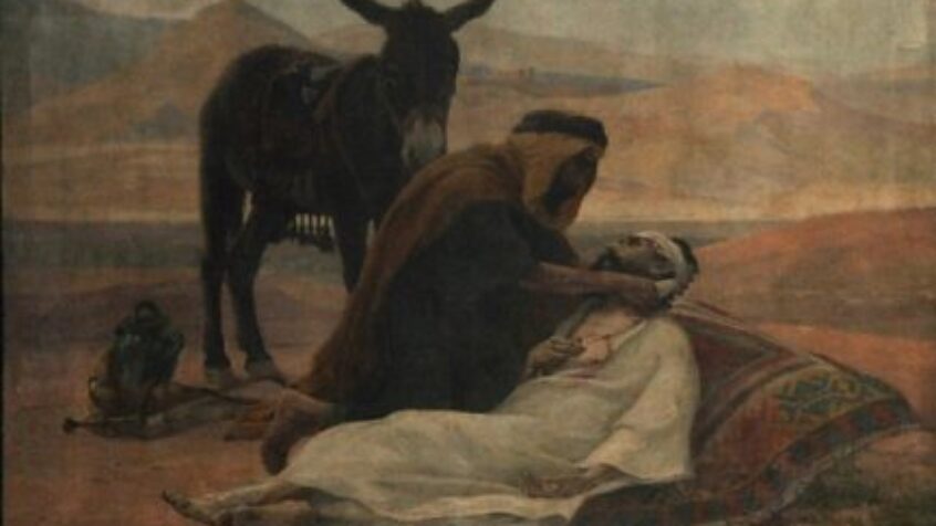 Le bon Samaritain, emblème du service aux malades