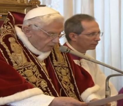 « Je renonce au ministère d&rsquo;évêque de Rome »