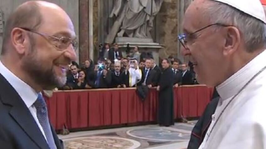 Le président du Parlement européen invite le nouveau pape à Strasbourg