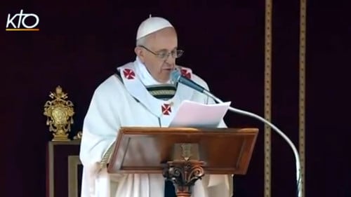 Pape François Messe (KTO)