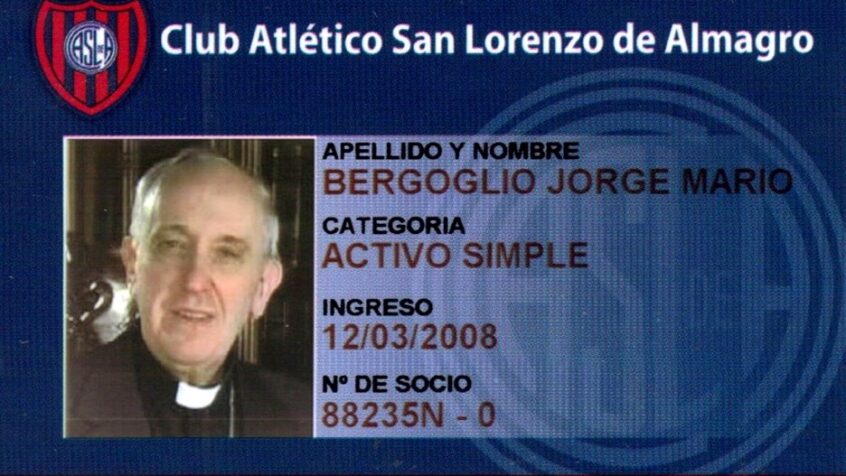 Le pape François fan de foot