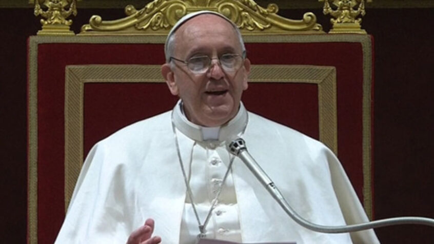 Le pape appelle à l&rsquo;unité des chrétiens