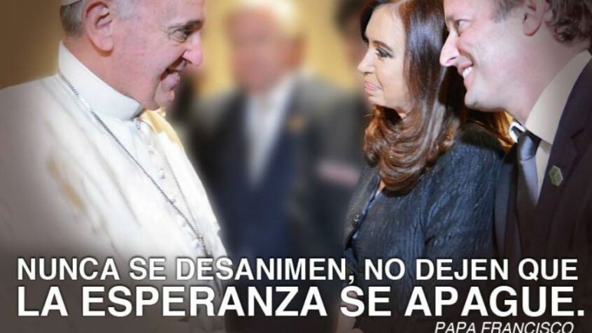 Cristina Kirchner utilise-t-elle le pape pour sa campagne ?