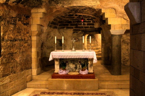 Maison de Marie à Nazareth (c) Ph.S/mcbf.be