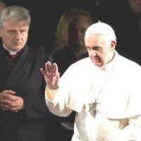 Mgr Krayewski et pape françois