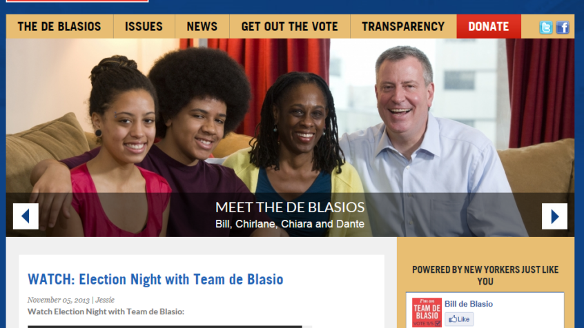 Bill de Blasio favori pour le mayorat de New-York