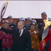 Poutine-flamme olympique