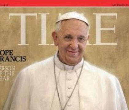 Le magazine « Time » fait du pape François sa personnalité de l&rsquo;année