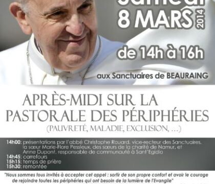 Beauraing : un temps de réflexion sur la Pastorale des périphéries