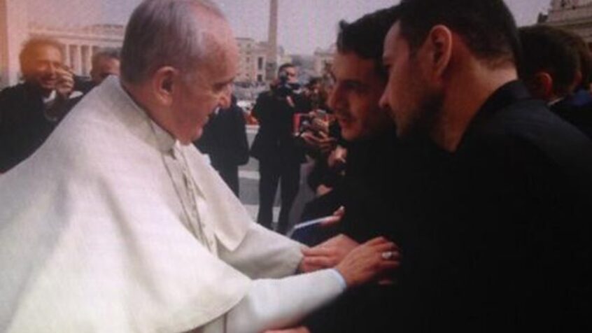 Jérôme Kerviel rencontre le pape François