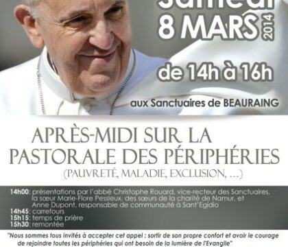 La pastorale des périphéries à l’honneur à Beauraing