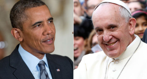 Obama et pape Francois