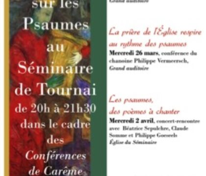Tournai : Se former et se ressourcer au Séminaire
