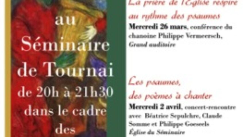 Tournai : Se former et se ressourcer au Séminaire