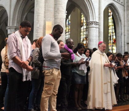 Bruxelles : Accueil des nouveaux baptisés par Mgr Kockerols