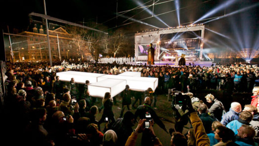 La première édition flamande « La Passion » s&rsquo;est donnée en spectacle à Merchtem