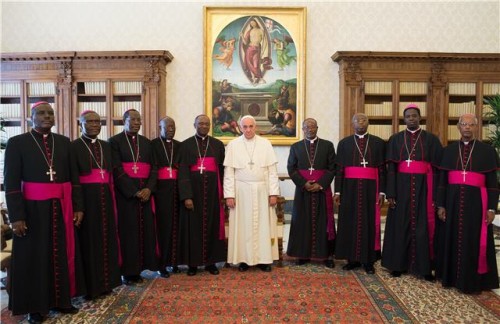 Evêques burundais Pape François