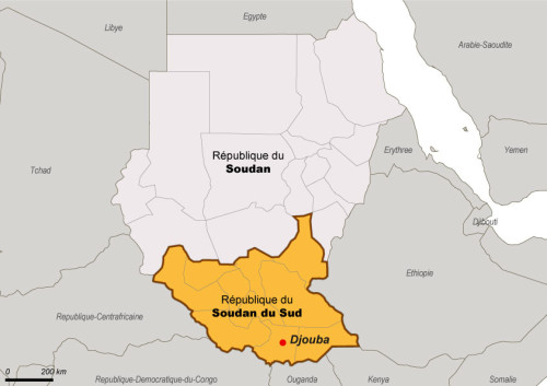 Soudan carte