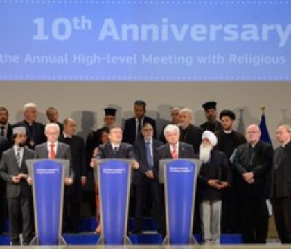 La commission européenne rencontre les religions d’Europe