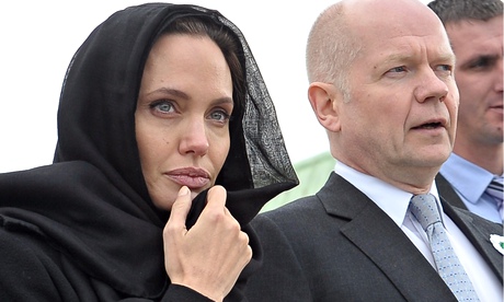 Angelina Jolie and William Hague